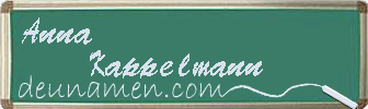 Anna Kappelmann Visitenkarte